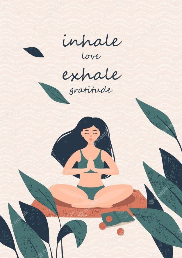 Inhale love and exhale gratitude